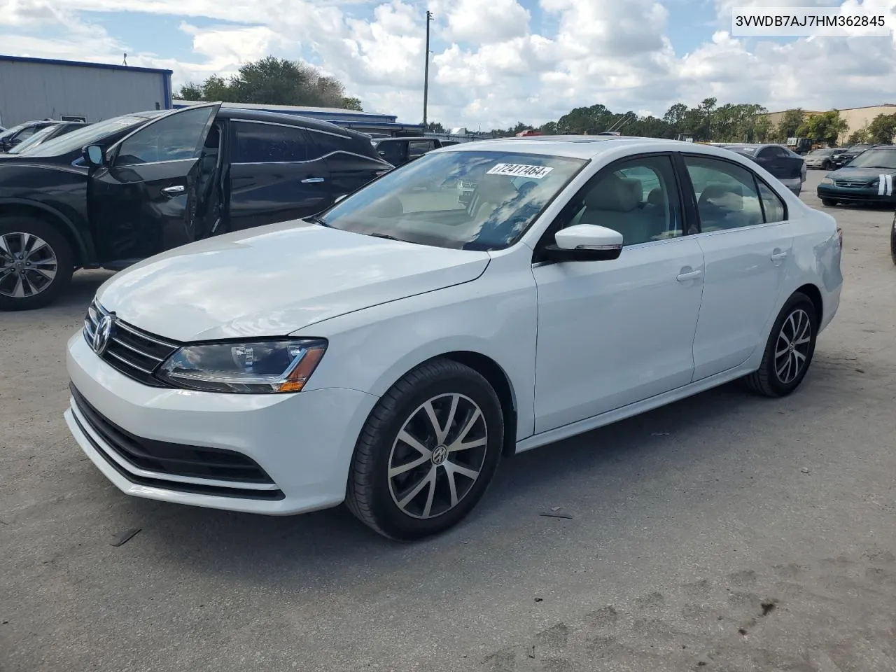 3VWDB7AJ7HM362845 2017 Volkswagen Jetta Se