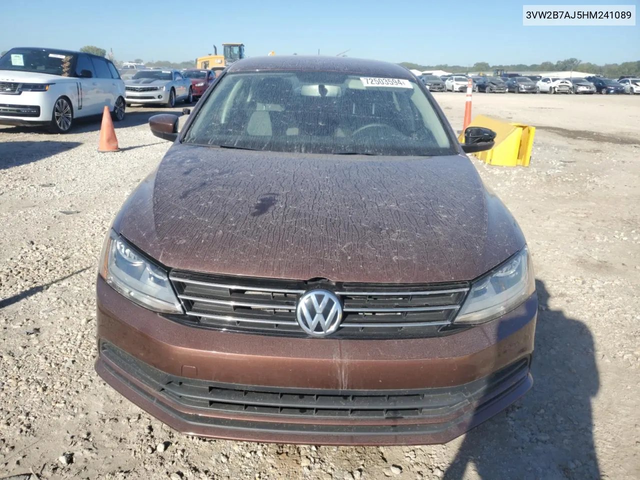 2017 Volkswagen Jetta S VIN: 3VW2B7AJ5HM241089 Lot: 72503594