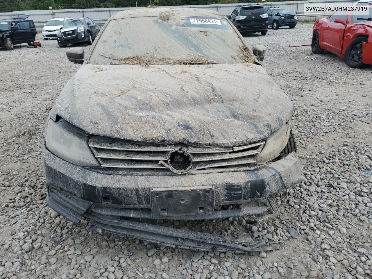 3VW2B7AJ0HM237919 2017 Volkswagen Jetta S