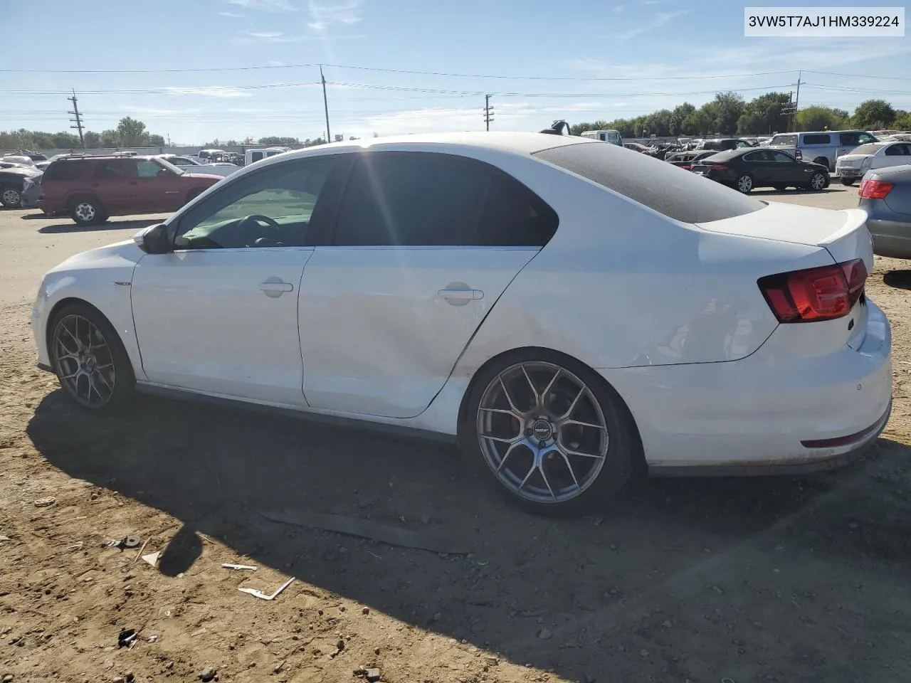 3VW5T7AJ1HM339224 2017 Volkswagen Jetta Gli