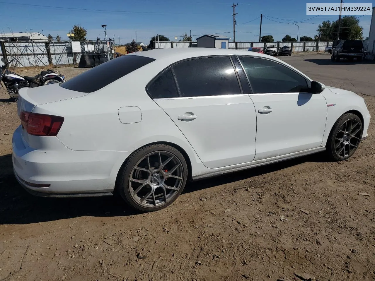 2017 Volkswagen Jetta Gli VIN: 3VW5T7AJ1HM339224 Lot: 72740034