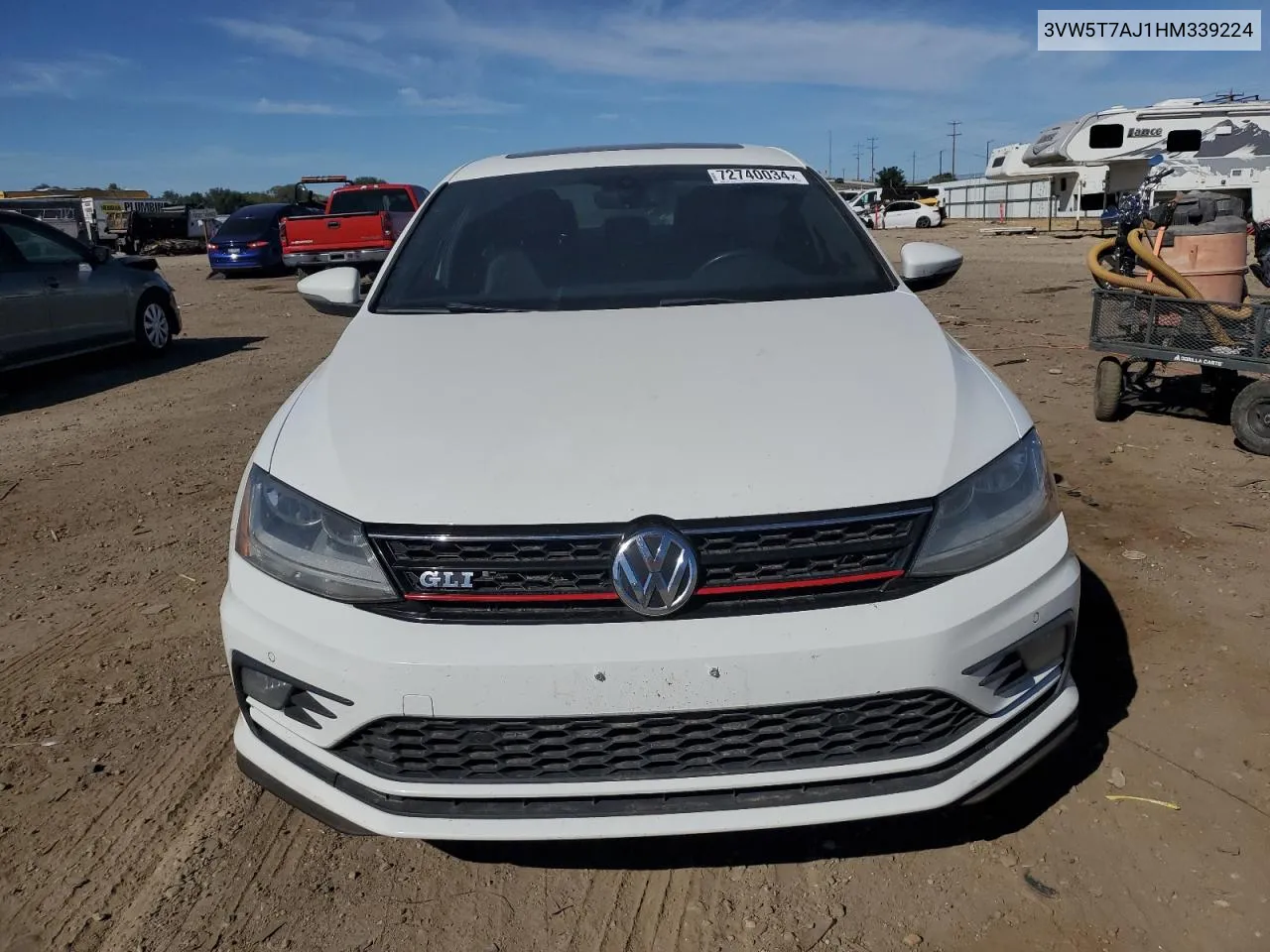 3VW5T7AJ1HM339224 2017 Volkswagen Jetta Gli