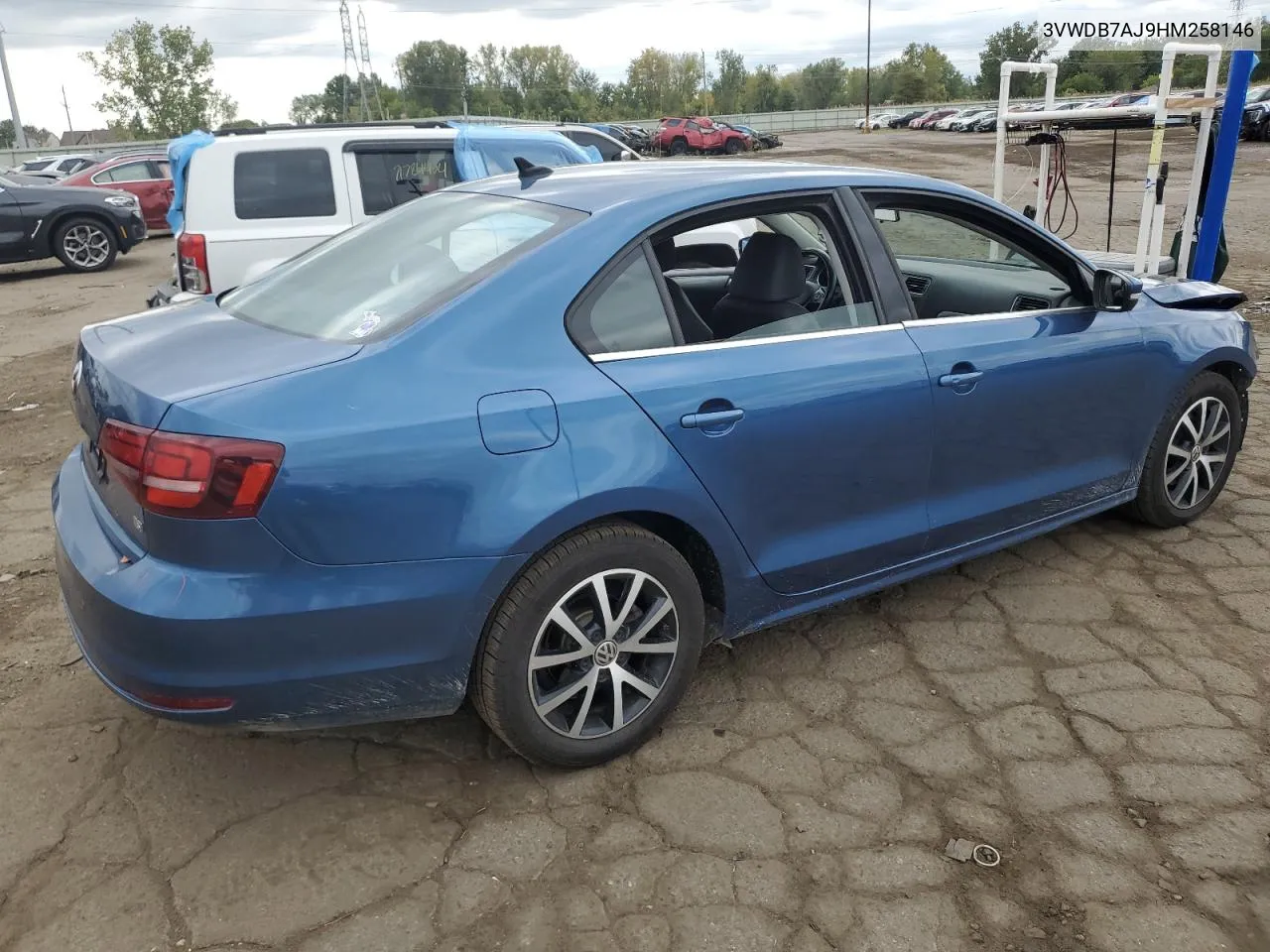 2017 Volkswagen Jetta Se VIN: 3VWDB7AJ9HM258146 Lot: 72763854