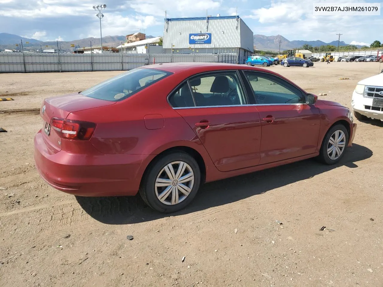 2017 Volkswagen Jetta S VIN: 3VW2B7AJ3HM261079 Lot: 72809234