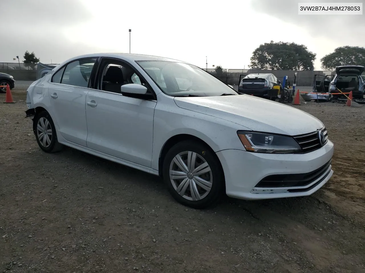 3VW2B7AJ4HM278053 2017 Volkswagen Jetta S