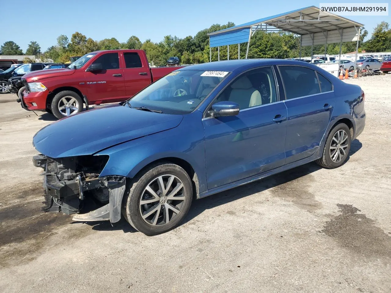 3VWDB7AJ8HM291994 2017 Volkswagen Jetta Se