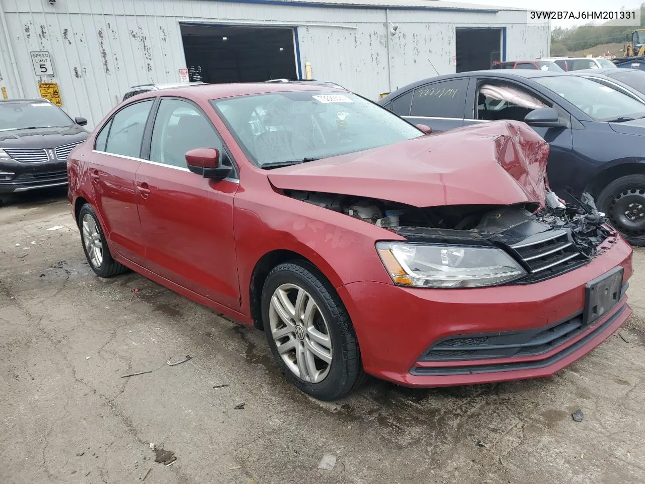 2017 Volkswagen Jetta S VIN: 3VW2B7AJ6HM201331 Lot: 73020534