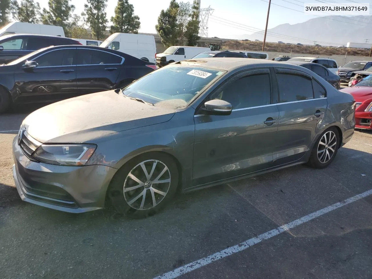 3VWDB7AJ8HM371649 2017 Volkswagen Jetta Se