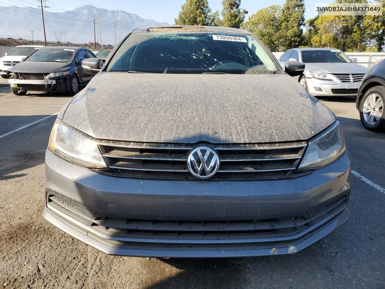 2017 Volkswagen Jetta Se VIN: 3VWDB7AJ8HM371649 Lot: 73059384