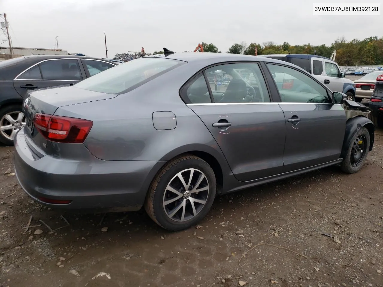 3VWDB7AJ8HM392128 2017 Volkswagen Jetta Se