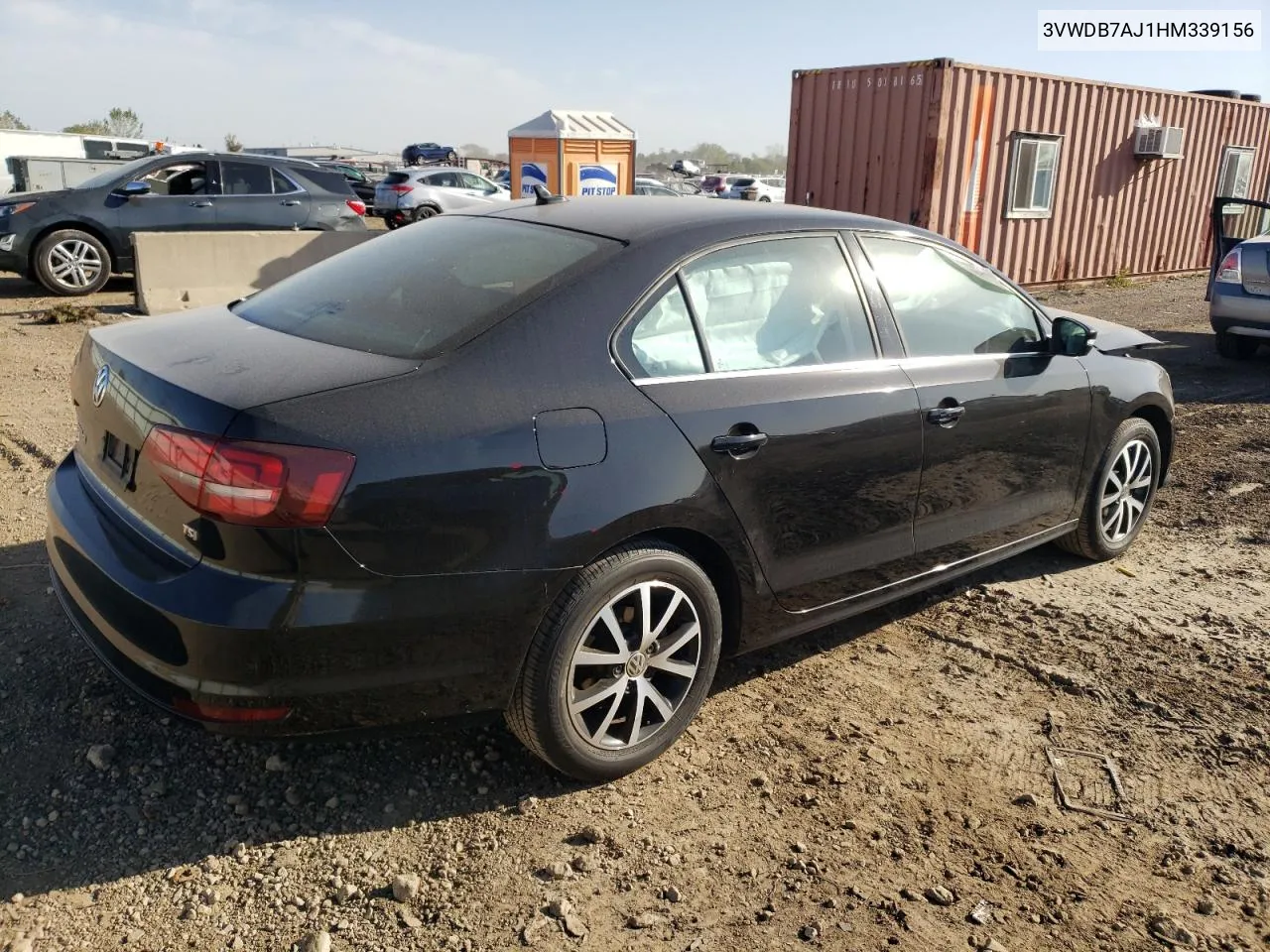 3VWDB7AJ1HM339156 2017 Volkswagen Jetta Se