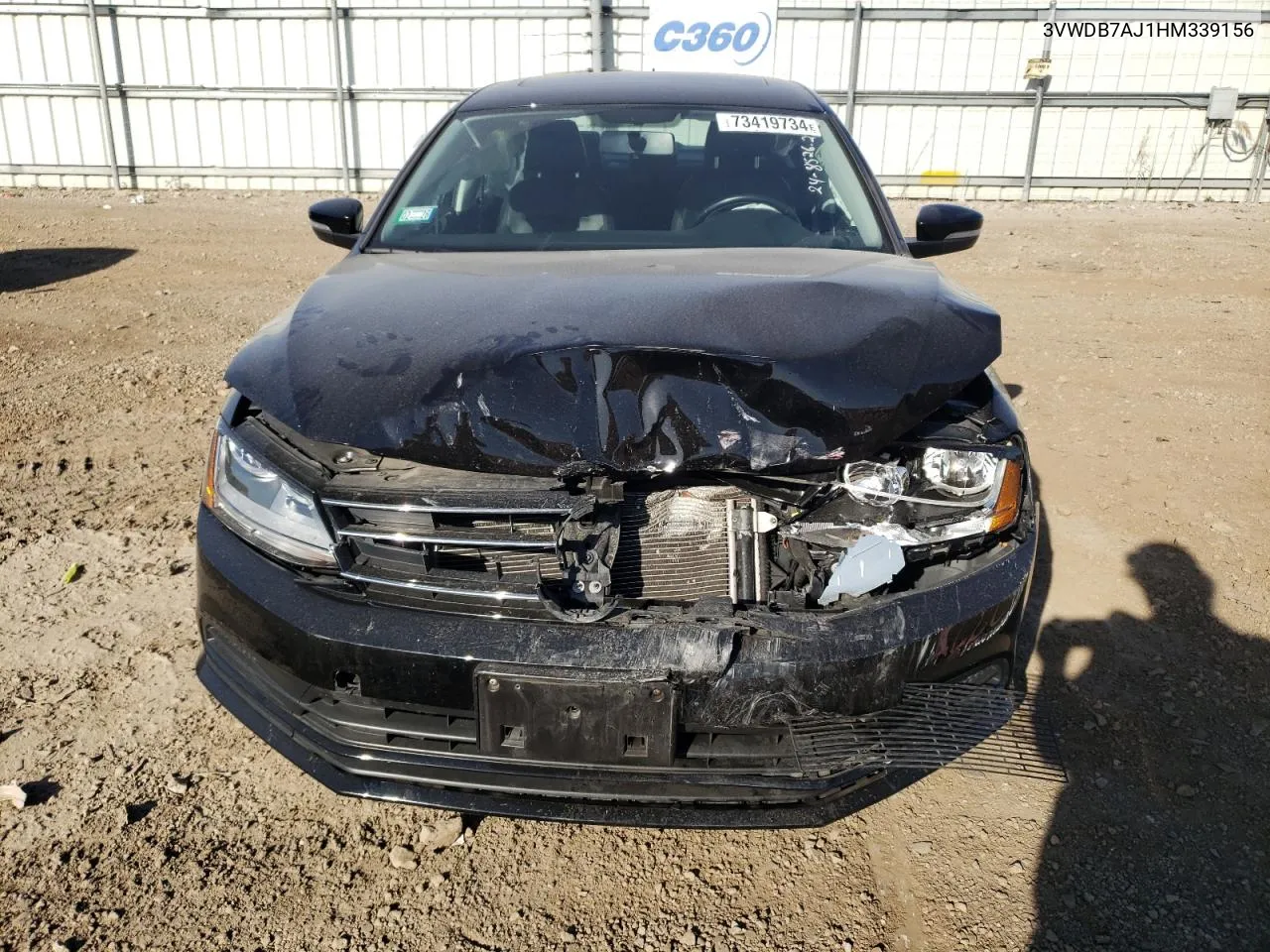 3VWDB7AJ1HM339156 2017 Volkswagen Jetta Se