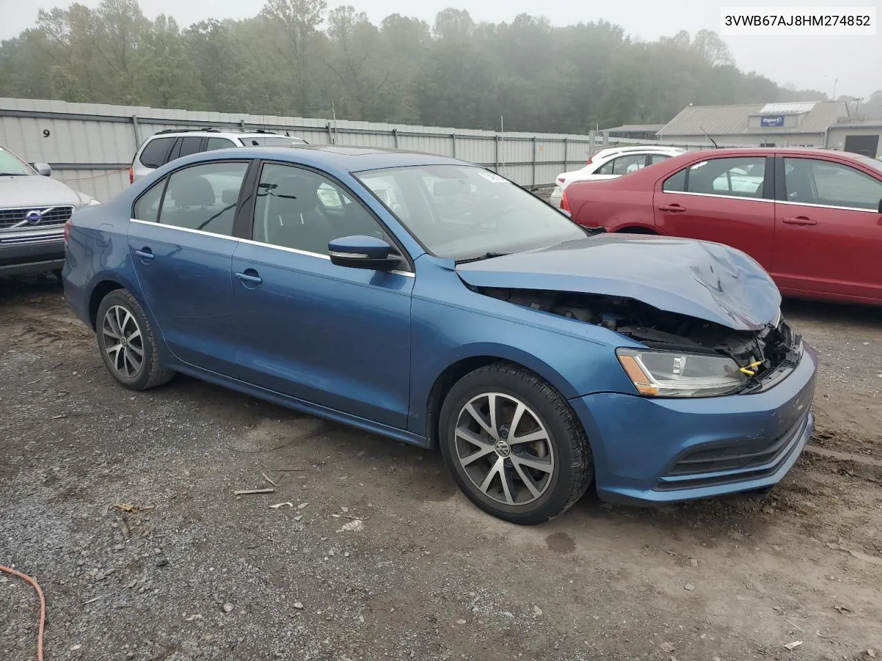 3VWB67AJ8HM274852 2017 Volkswagen Jetta Se