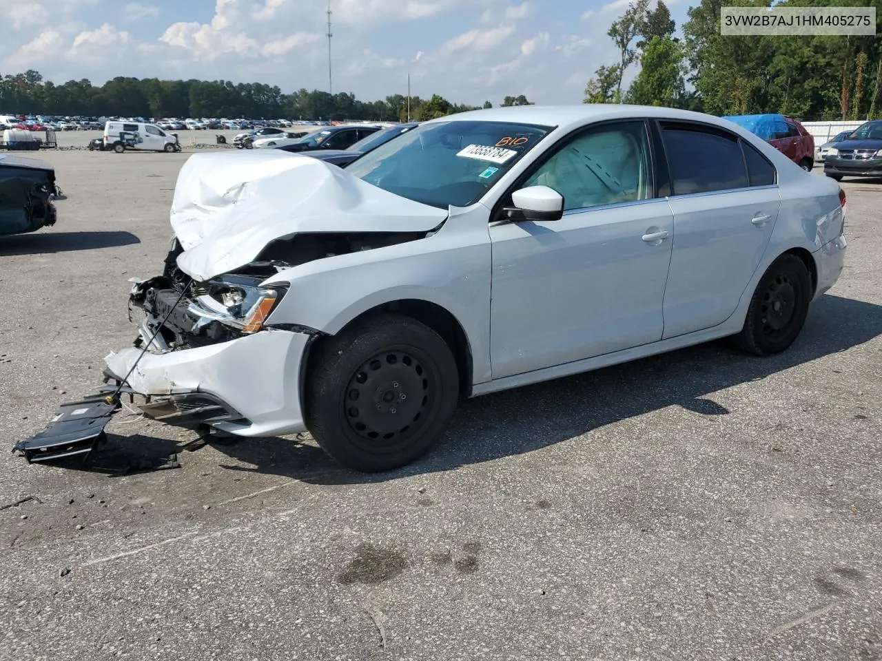 2017 Volkswagen Jetta S VIN: 3VW2B7AJ1HM405275 Lot: 73558784