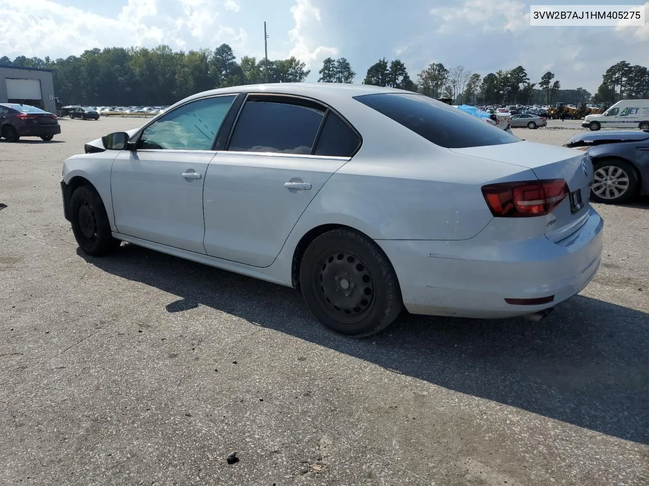 2017 Volkswagen Jetta S VIN: 3VW2B7AJ1HM405275 Lot: 73558784