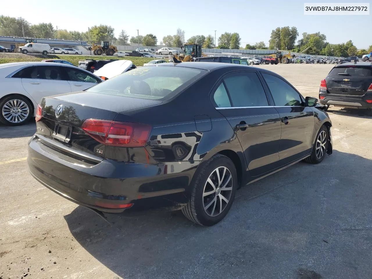 2017 Volkswagen Jetta Se VIN: 3VWDB7AJ8HM227972 Lot: 73670324