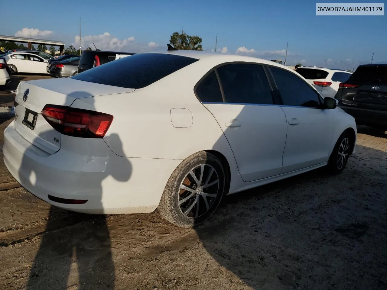 3VWDB7AJ6HM401179 2017 Volkswagen Jetta Se