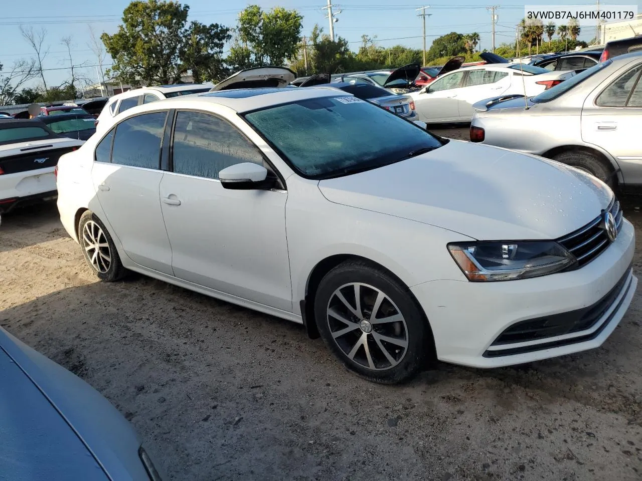 3VWDB7AJ6HM401179 2017 Volkswagen Jetta Se