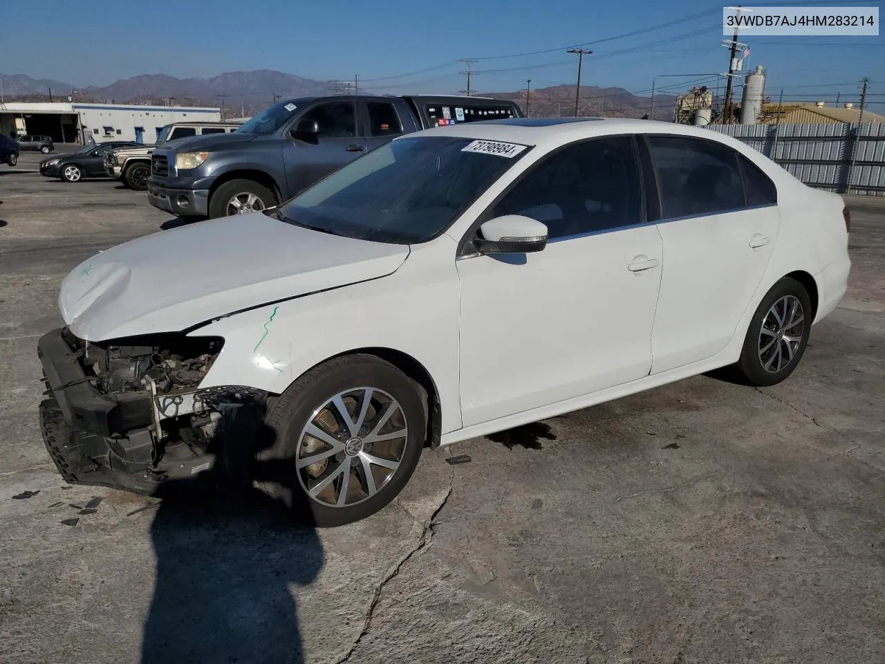 3VWDB7AJ4HM283214 2017 Volkswagen Jetta Se