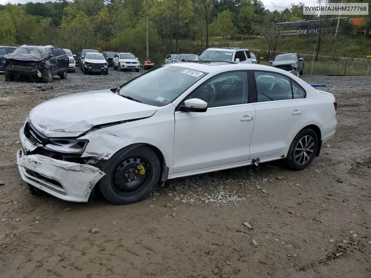 2017 Volkswagen Jetta Se VIN: 3VWDB7AJ6HM277768 Lot: 73815274