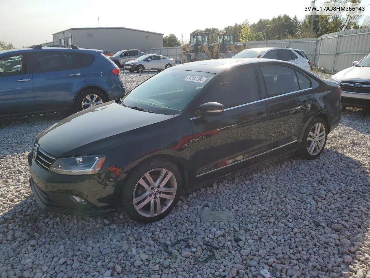 2017 Volkswagen Jetta Sel VIN: 3VWL17AJ8HM366143 Lot: 74037154