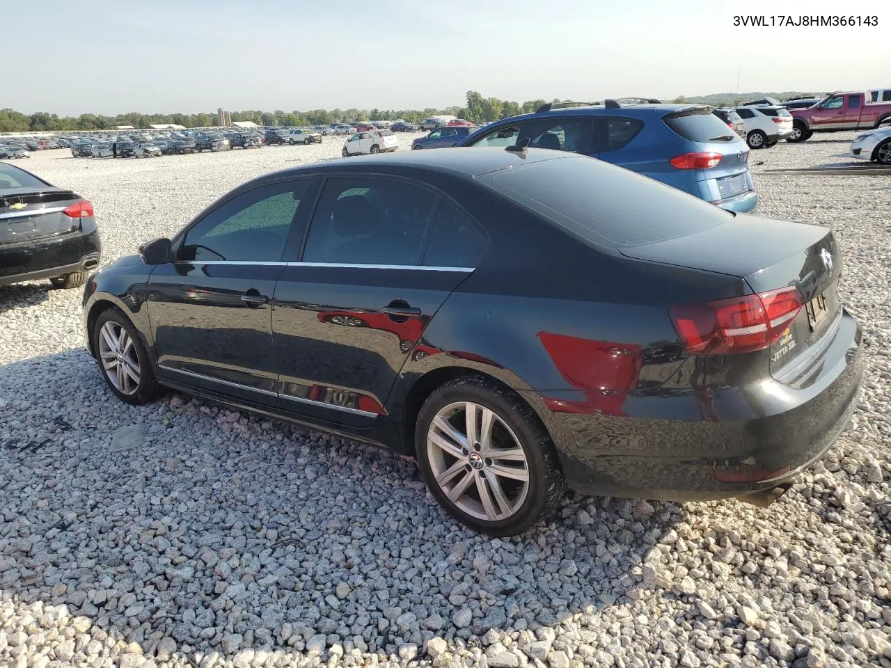 2017 Volkswagen Jetta Sel VIN: 3VWL17AJ8HM366143 Lot: 74037154