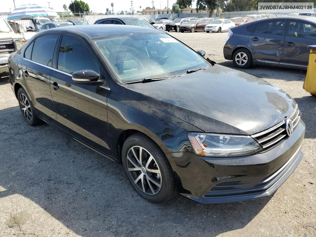 2017 Volkswagen Jetta Se VIN: 3VWDB7AJ8HM402138 Lot: 74545744