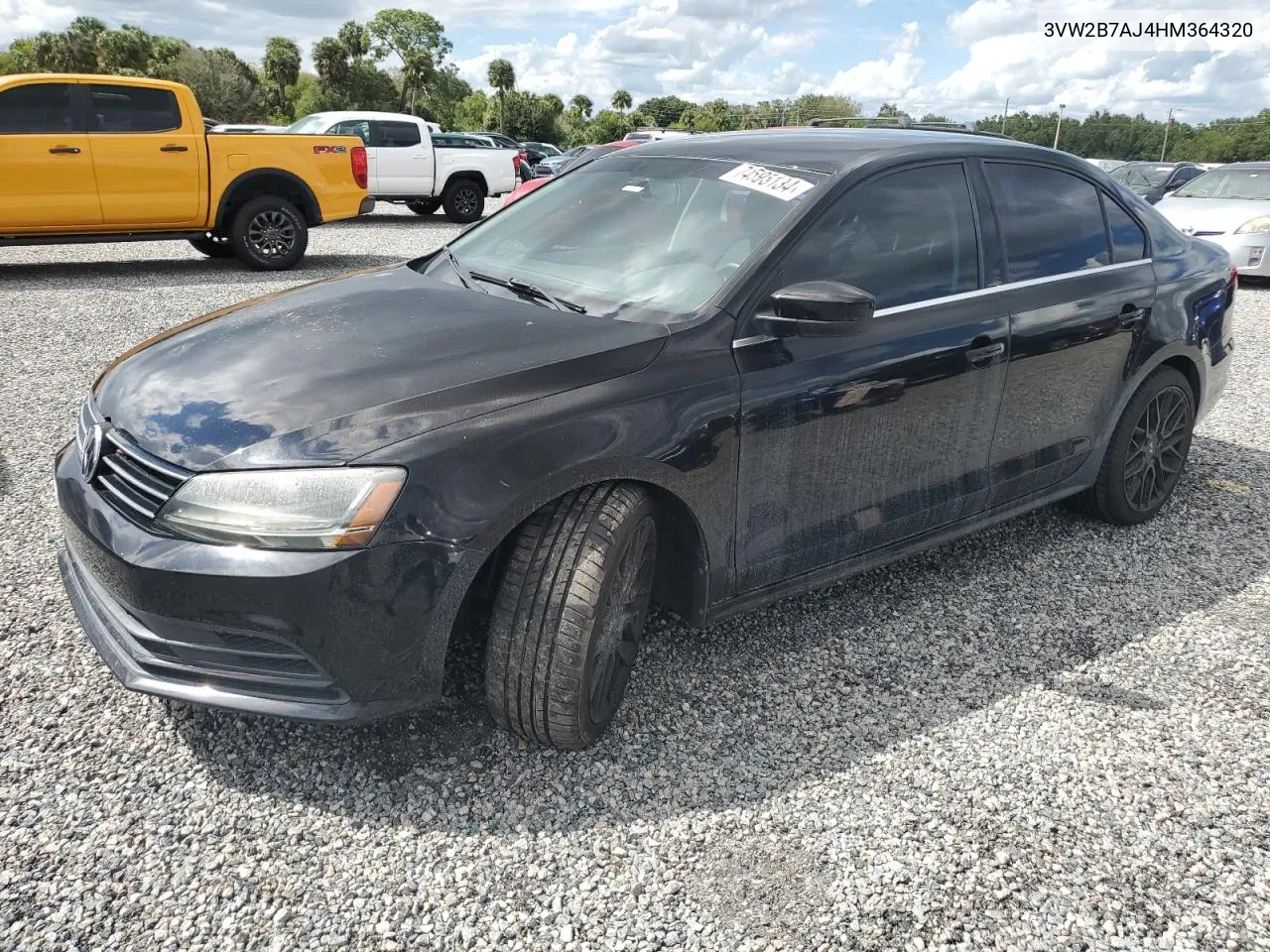 2017 Volkswagen Jetta S VIN: 3VW2B7AJ4HM364320 Lot: 74595134