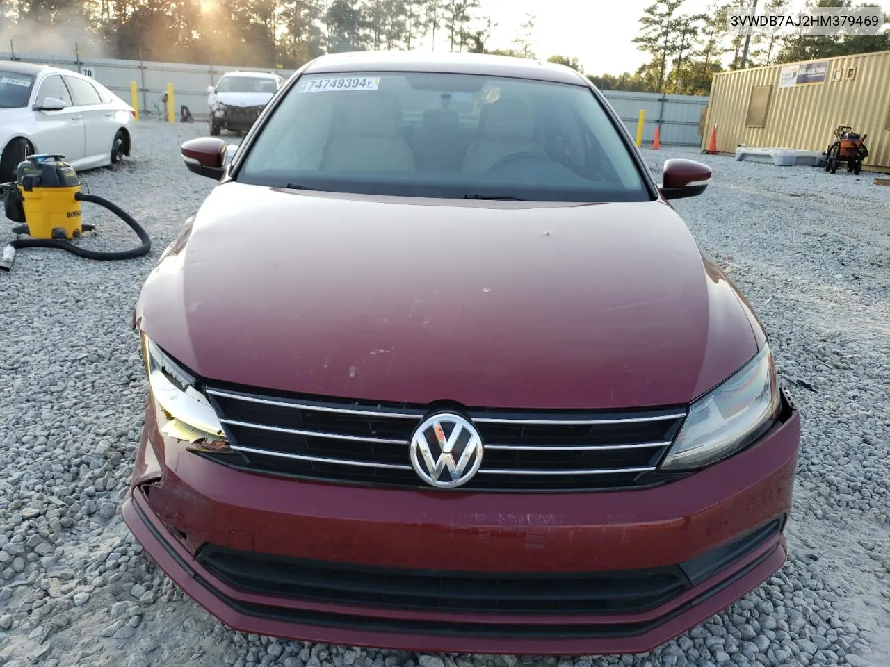 2017 Volkswagen Jetta Se VIN: 3VWDB7AJ2HM379469 Lot: 74749394