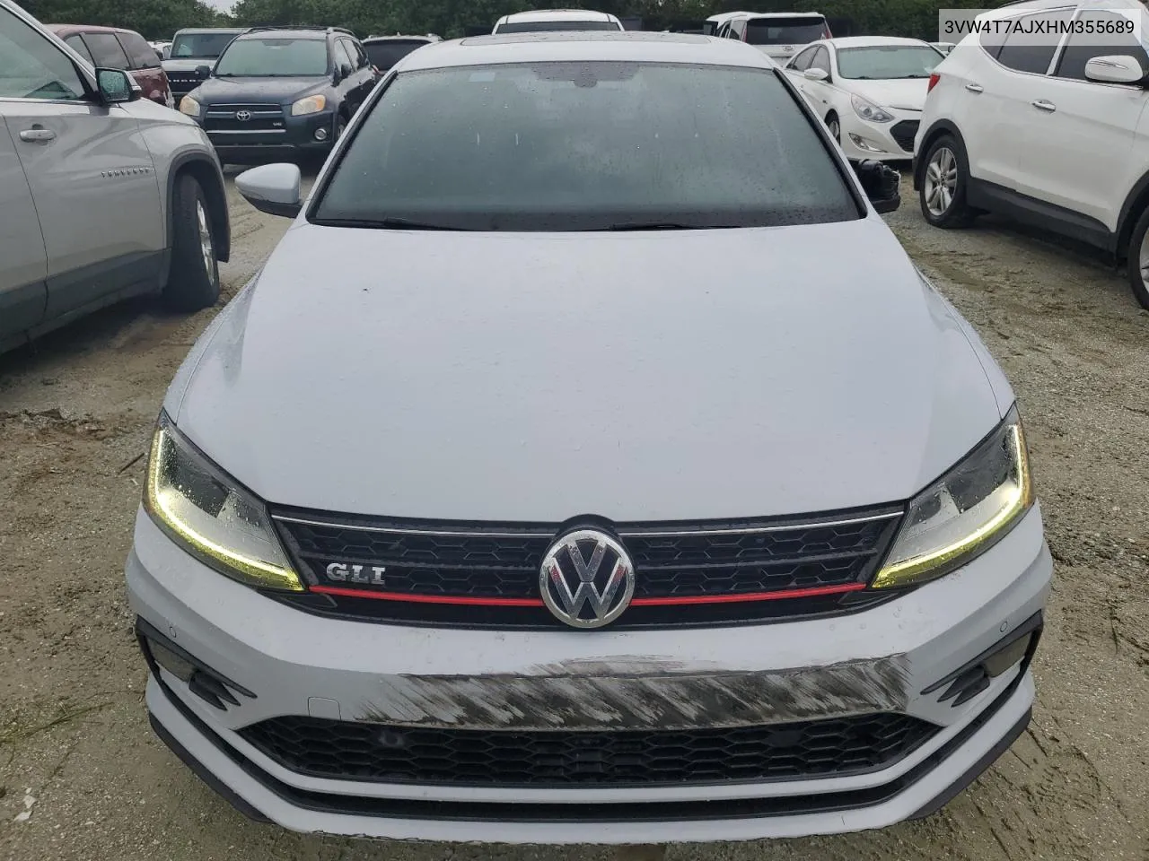 2017 Volkswagen Jetta Gli VIN: 3VW4T7AJXHM355689 Lot: 74814074