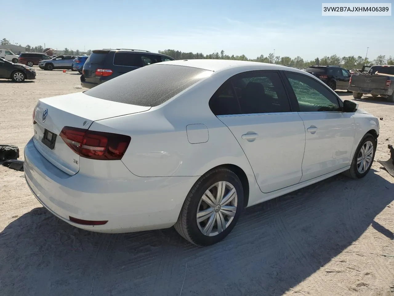 2017 Volkswagen Jetta S VIN: 3VW2B7AJXHM406389 Lot: 74820954