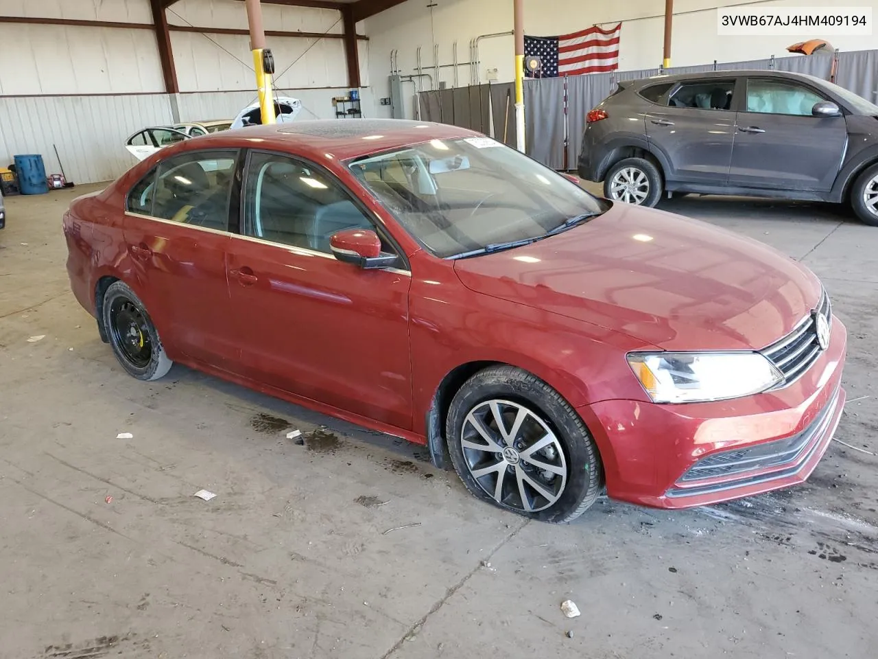 2017 Volkswagen Jetta Se VIN: 3VWB67AJ4HM409194 Lot: 75006634