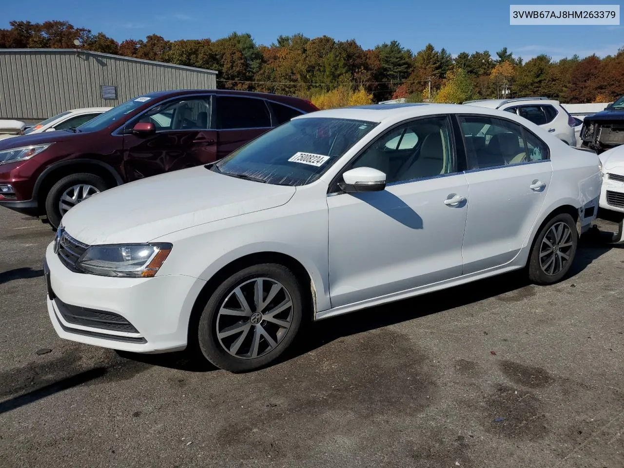 2017 Volkswagen Jetta Se VIN: 3VWB67AJ8HM263379 Lot: 75008224