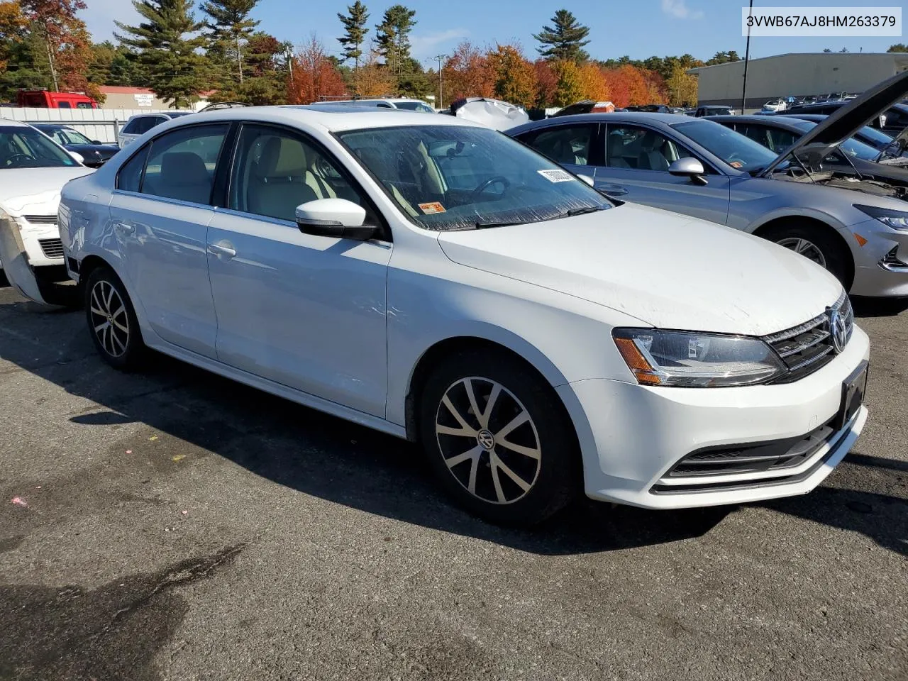 2017 Volkswagen Jetta Se VIN: 3VWB67AJ8HM263379 Lot: 75008224