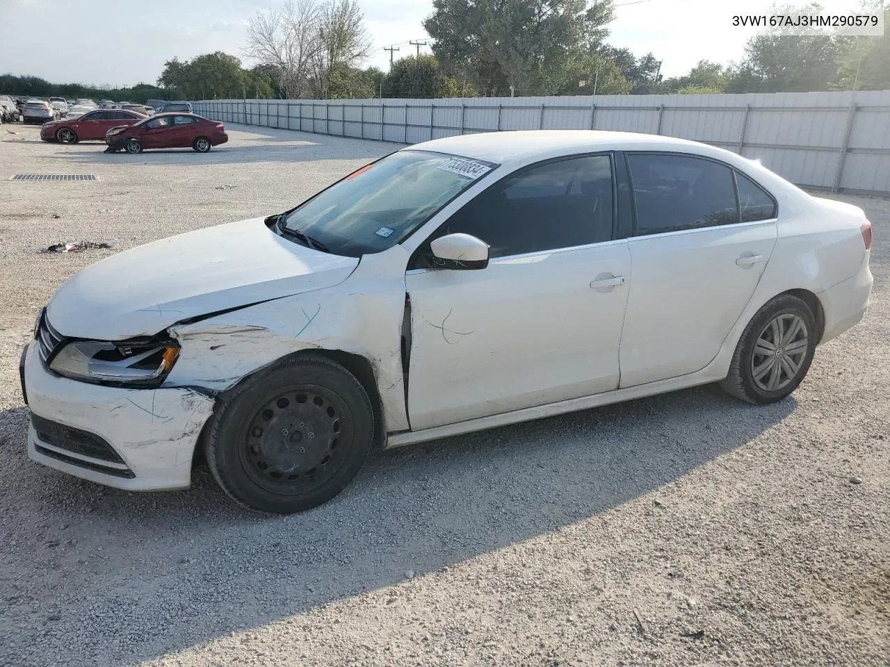 2017 Volkswagen Jetta S VIN: 3VW167AJ3HM290579 Lot: 75300834