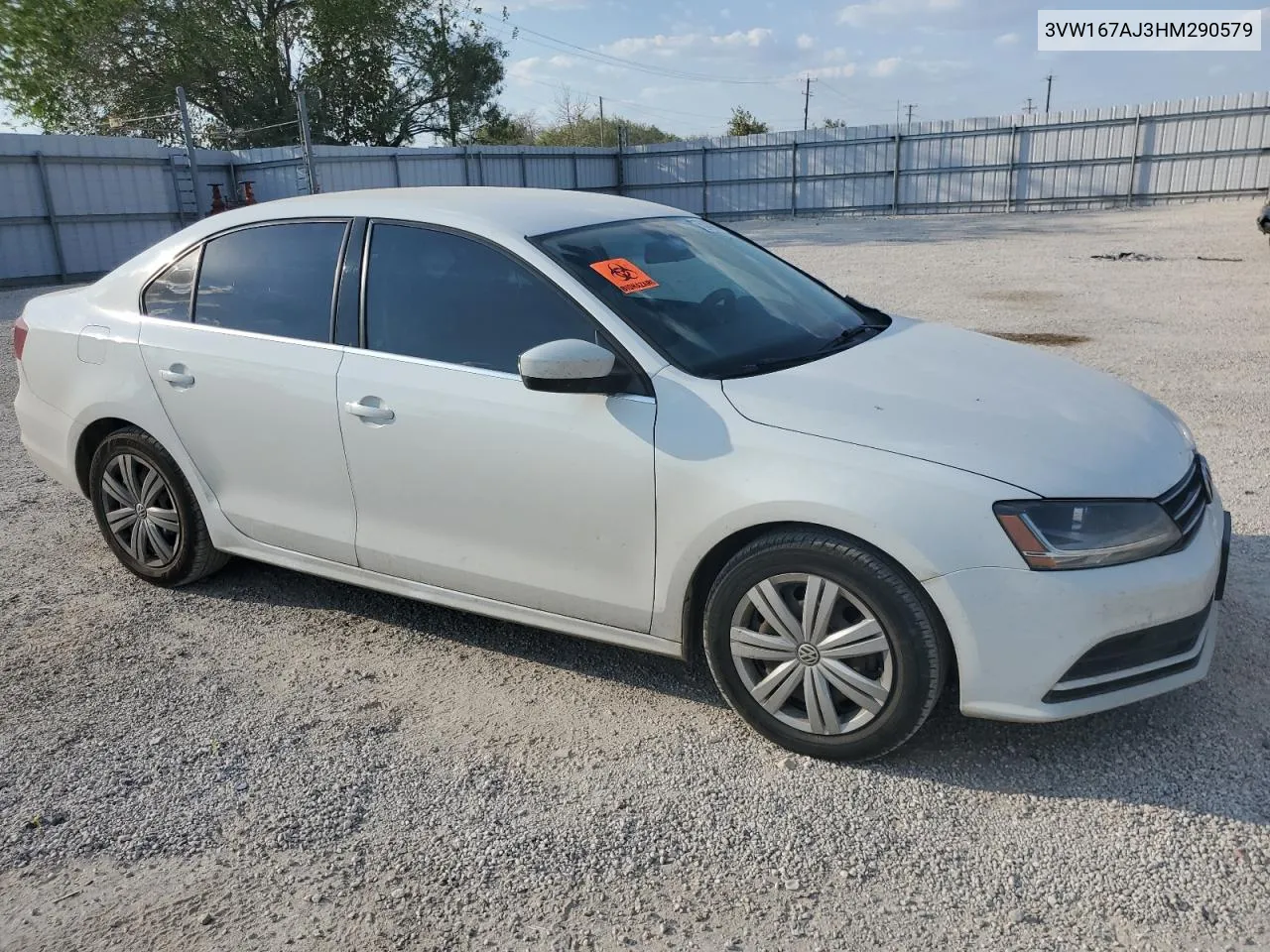 2017 Volkswagen Jetta S VIN: 3VW167AJ3HM290579 Lot: 75300834