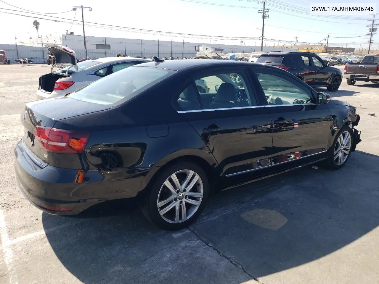 2017 Volkswagen Jetta Sel VIN: 3VWL17AJ9HM406746 Lot: 75367044