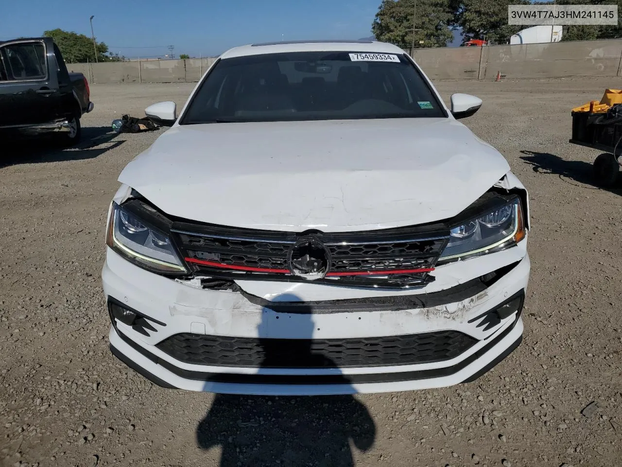 3VW4T7AJ3HM241145 2017 Volkswagen Jetta Gli