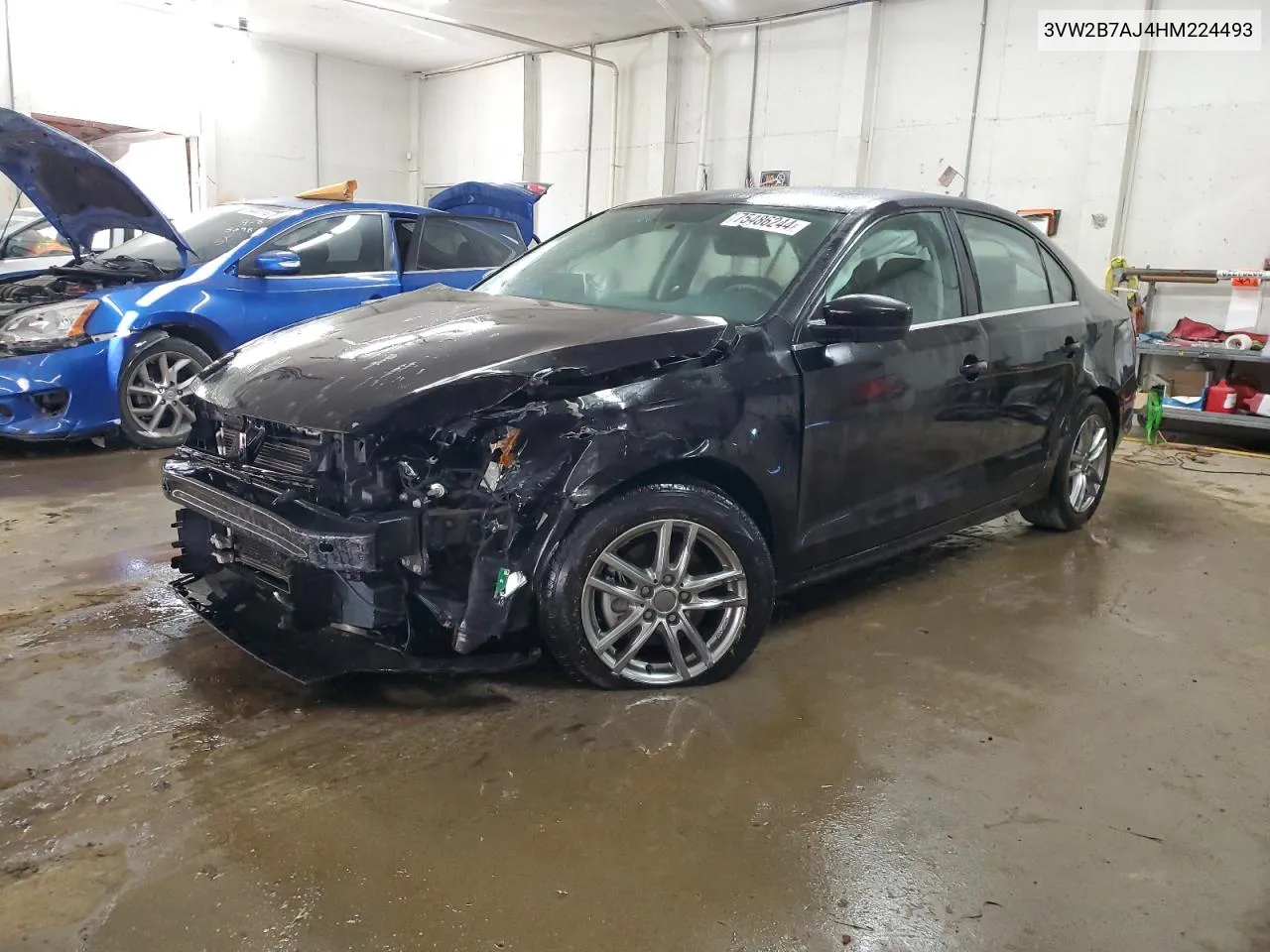 2017 Volkswagen Jetta S VIN: 3VW2B7AJ4HM224493 Lot: 75486244