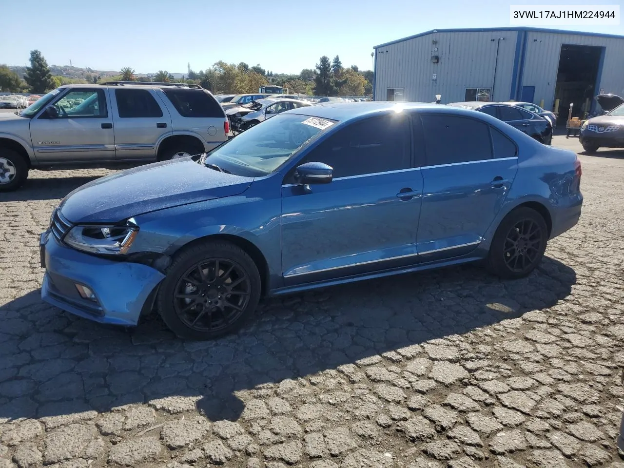 2017 Volkswagen Jetta Sel VIN: 3VWL17AJ1HM224944 Lot: 75772944