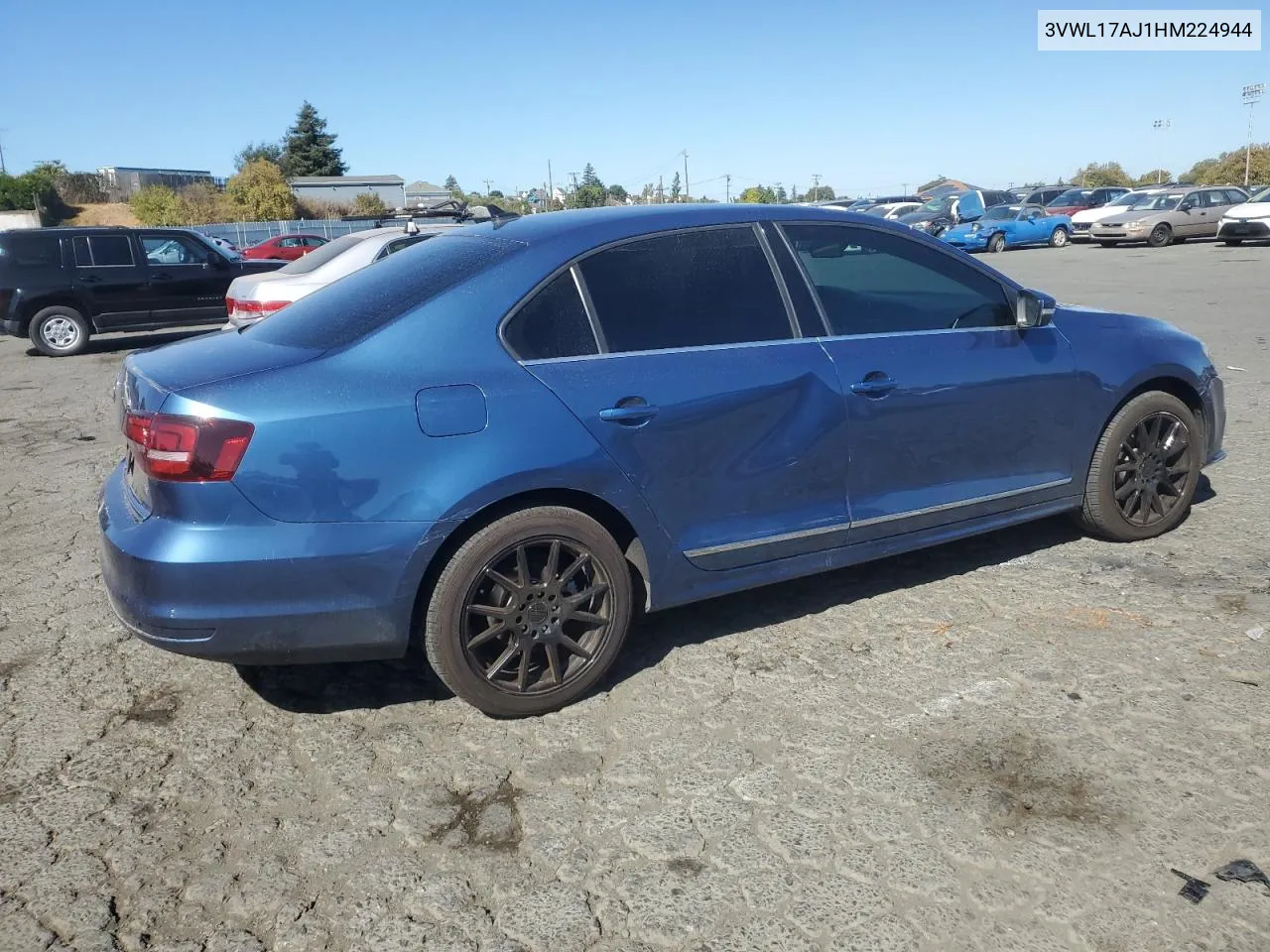 2017 Volkswagen Jetta Sel VIN: 3VWL17AJ1HM224944 Lot: 75772944