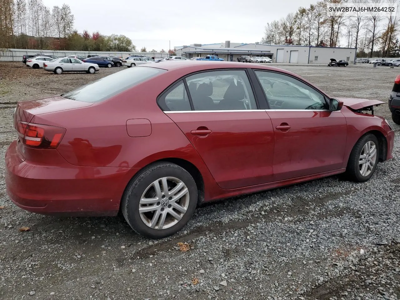 2017 Volkswagen Jetta S VIN: 3VW2B7AJ6HM264252 Lot: 75905784