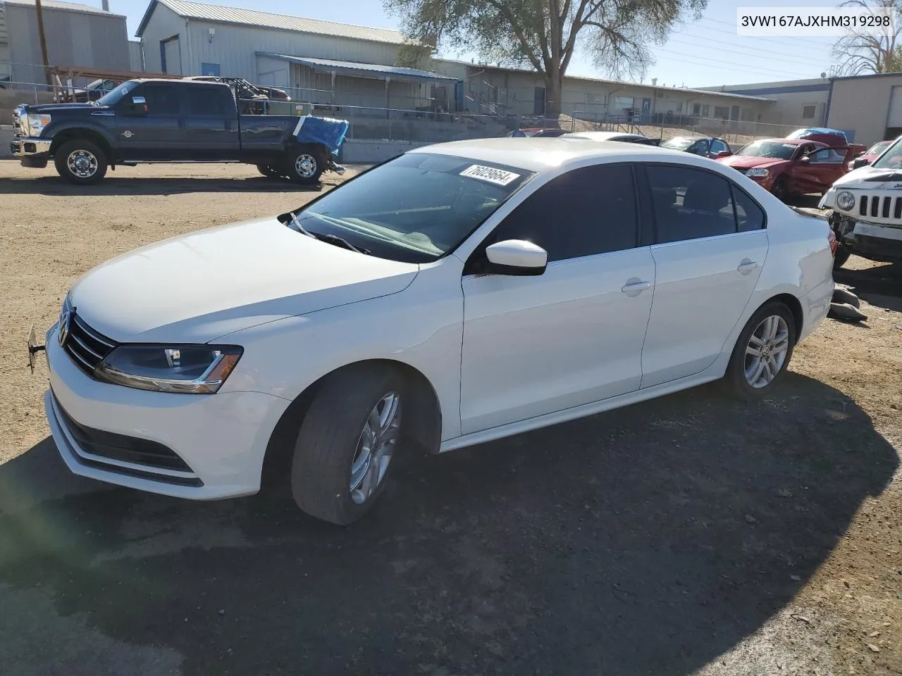 2017 Volkswagen Jetta S VIN: 3VW167AJXHM319298 Lot: 76029664