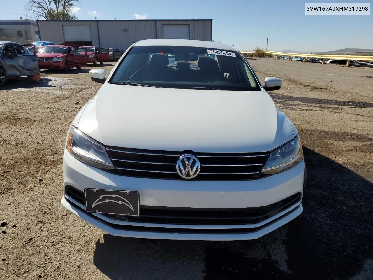 2017 Volkswagen Jetta S VIN: 3VW167AJXHM319298 Lot: 76029664