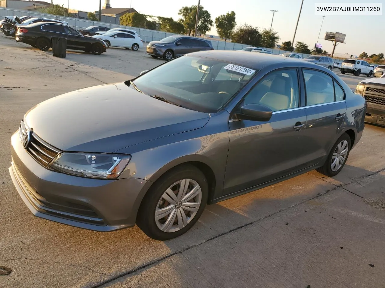 3VW2B7AJ0HM311260 2017 Volkswagen Jetta S