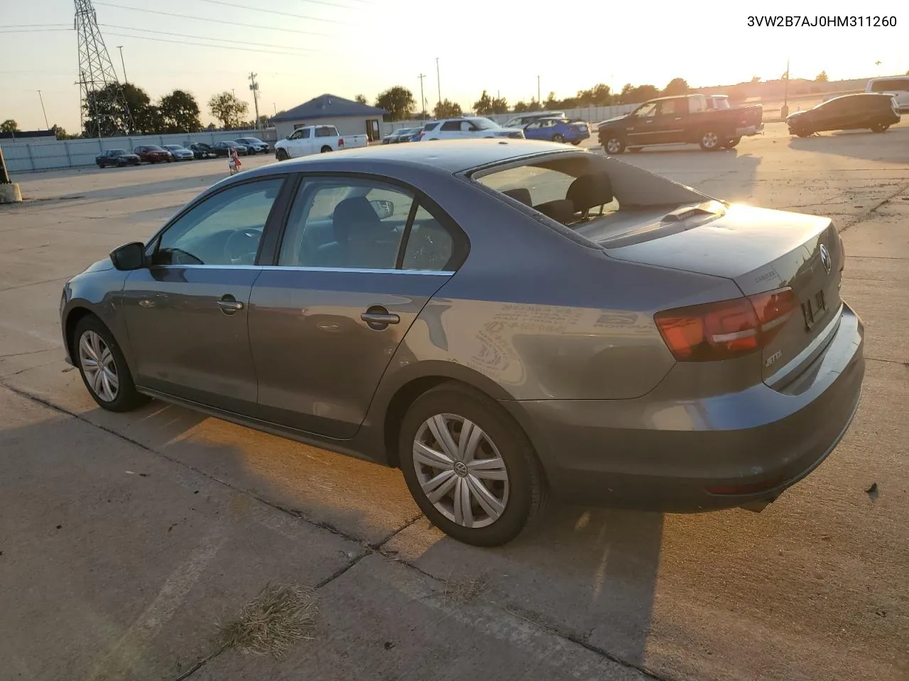 2017 Volkswagen Jetta S VIN: 3VW2B7AJ0HM311260 Lot: 76121294