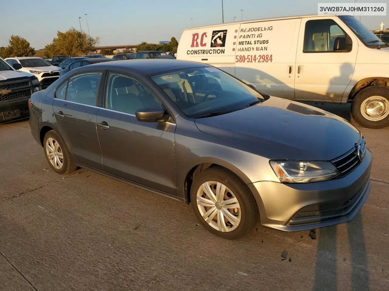 3VW2B7AJ0HM311260 2017 Volkswagen Jetta S