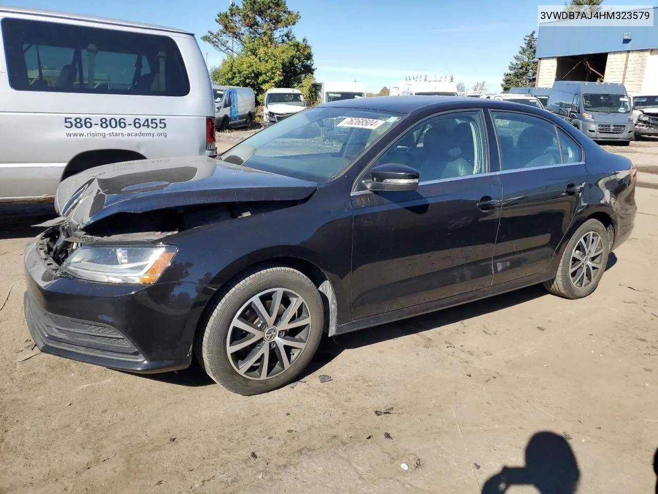 2017 Volkswagen Jetta Se VIN: 3VWDB7AJ4HM323579 Lot: 76268504