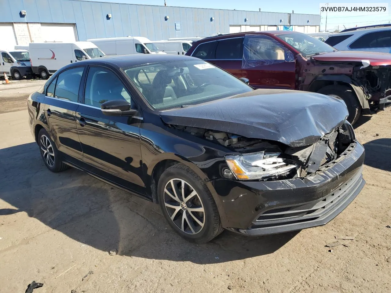 2017 Volkswagen Jetta Se VIN: 3VWDB7AJ4HM323579 Lot: 76268504