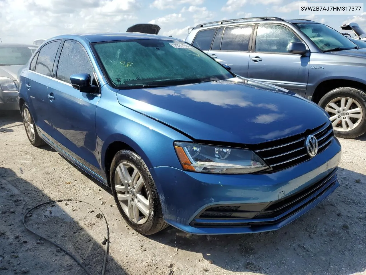 2017 Volkswagen Jetta S VIN: 3VW2B7AJ7HM317377 Lot: 76331964